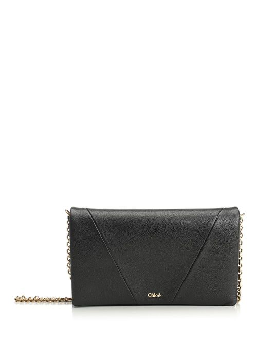Chloé Spin Shoulder Bags Black