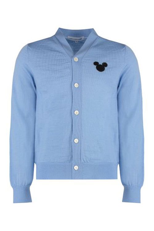 Comme des Garçons Shirt X Disney V-Neck Buttoned Cardigan
