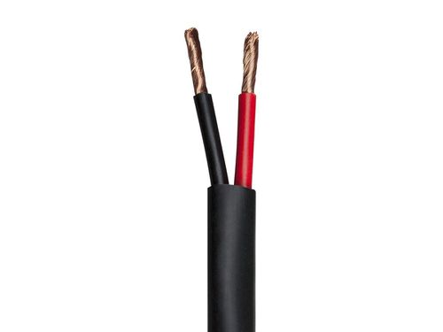 Speaker Wire, CMP Rated, 2-Conductor, 12AWG, 1000ft, Black