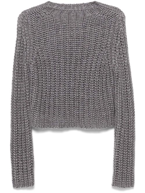 Open-knit sweater - Grey