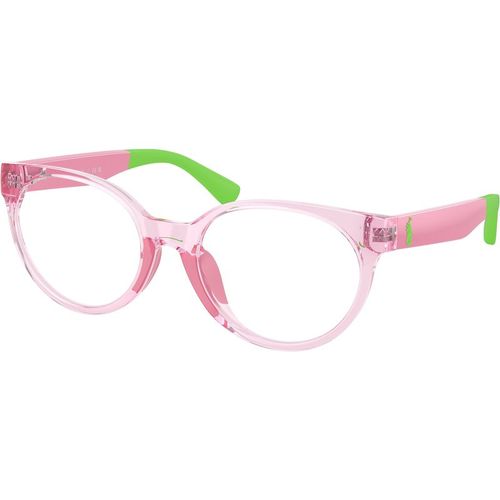 Polo Ralph Lauren Bambino Polo Ralph Lauren PP8554U 6193 Montature da vista bambino Iniettato Rosa Trasparente Pantos Normale