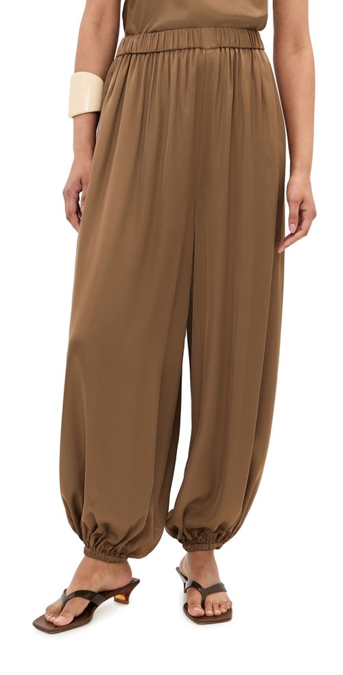 Hunter Satin Balloon Pants Navy