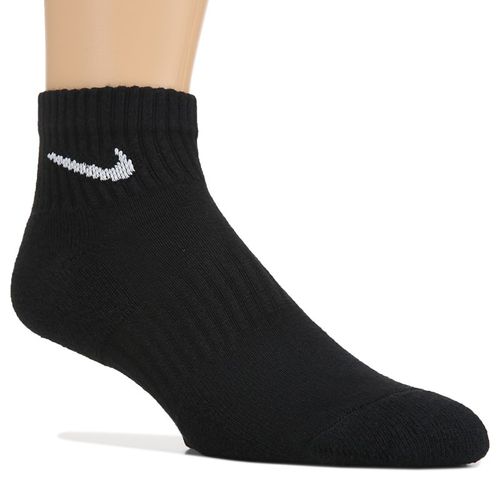 Men's 3 Pack Large Everyday Cushion Ankle Socks (Black)