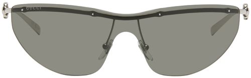 Gucci Silver Rimless Sunglasses