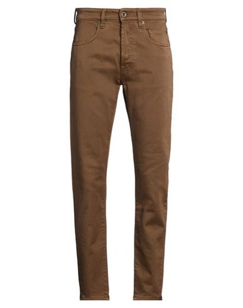 Man Pants Brown Size 31 Cotton, Elastane