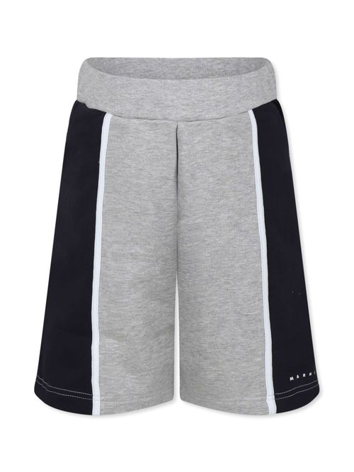 Cotton track shorts - Grey