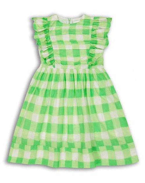 Kid Girl Kids' dress Green Size 10 Cotton