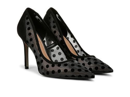 Sam Edelman Women's Hazel Mesh Pump Black Polka Dot