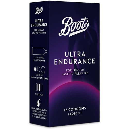 Boots Ultra Endurance Condoms - 12 Pack