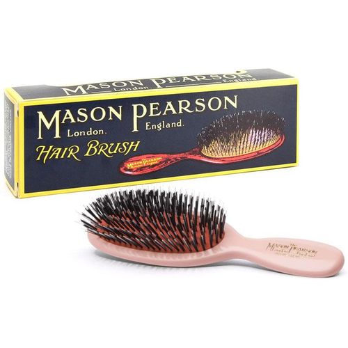 Pocket Bristle & Nylon Hair Brush Pink