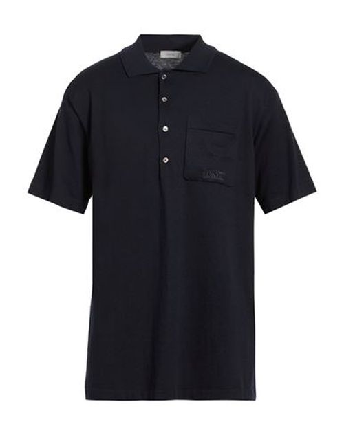 Man Polo shirt Midnight blue Size L Cotton, Silk