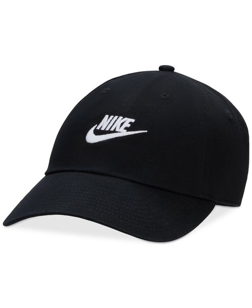 Men's Club Logo Embroidered Cap - Black/white