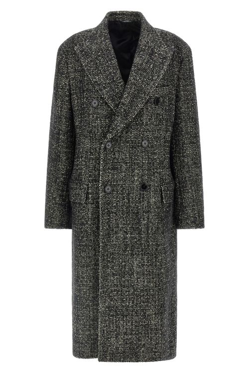 Bouclé Wool Coat