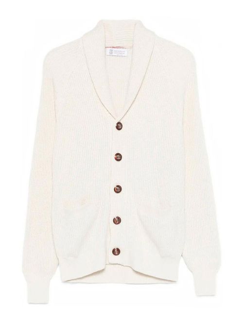 English Rib Knit Cardigan