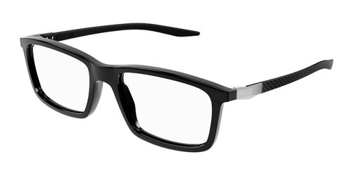 Puma PU0418O 002 Men's Glasses Clear 55 - Free Lenses - HSA/FSA Insurance - Blue Light Block Available