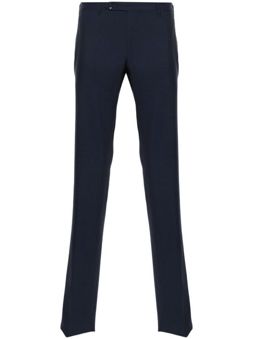 Slim-cut chino trousers - Blue