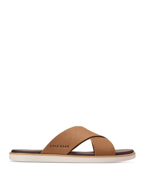 Men's Nantucket Cross Strap Slide Sandals