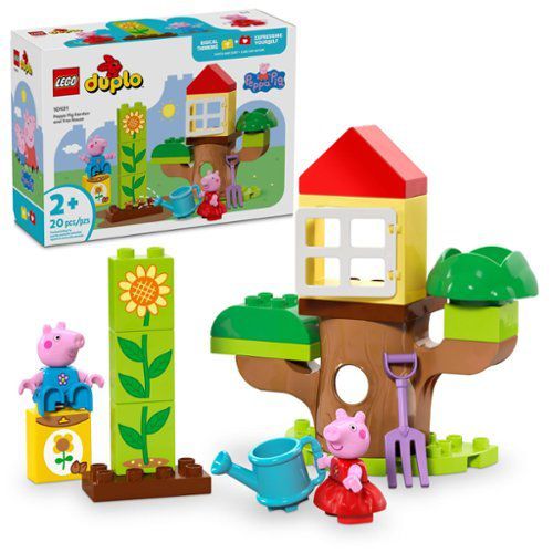 DUPLO Peppa Pig Garden and Tree House Toddler Toy 10431