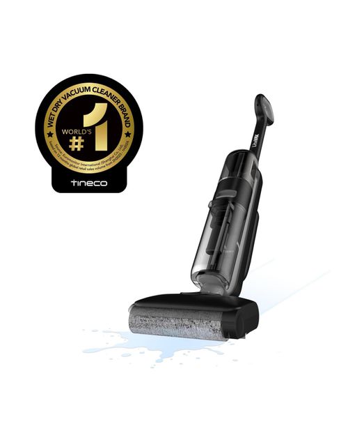 LiteVak Wash Pro Cordless Wet Dry Mop and Vacuum Cleaner for Hard Floors - Black
