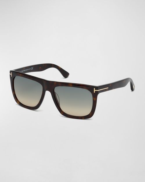 Morgan Thick Square Acetate Sunglasses