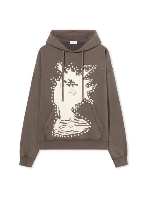 Desert Arrow Skate Hoodie - Male Sweatshirts Vintage Black Coffee
