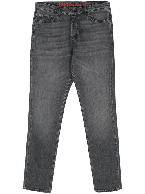 HUGO whiskered tapered jeans - Grey