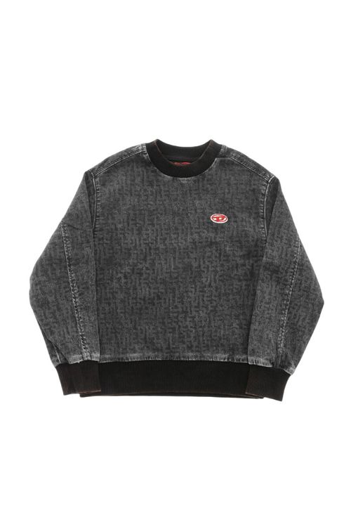 Kids Grey Printed Sweatshirt