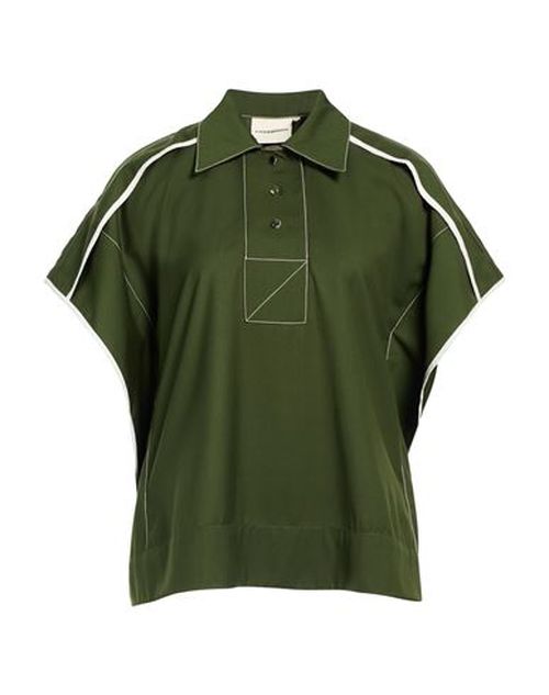 Woman Shirt Military green Size XS Polyester, Viscose