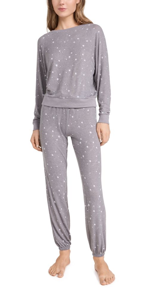 Star Seeker Brushed Jersey Lounge Set Castle Rock Stars