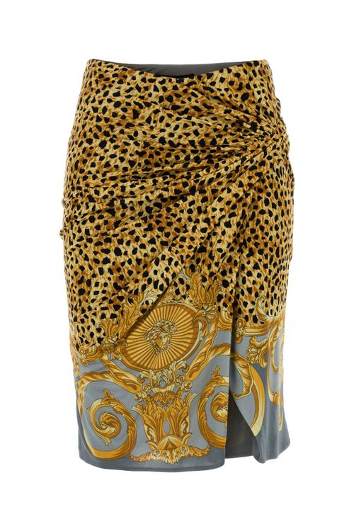Cheetah Skirt — Yellow