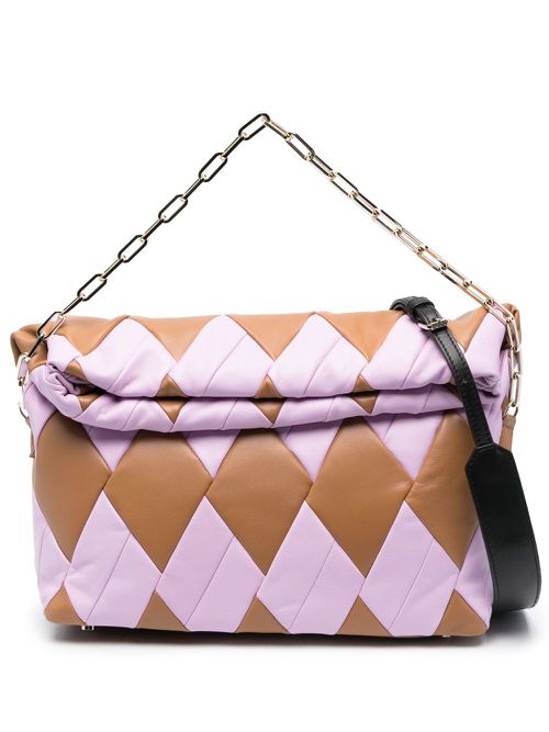 Rombo Duquesa quilted shoulder bag - Neutrals