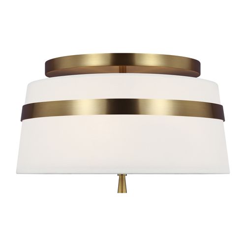 Cordtlandt 3-Light Ceiling Light in Burnished Brass by Alexa Hampton
