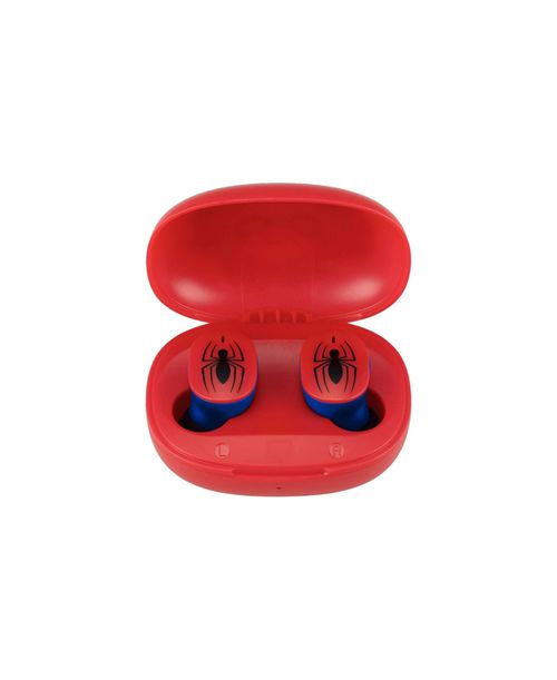 Spiderman Bluetooth True Wireless Earbuds With Charging Case - Red