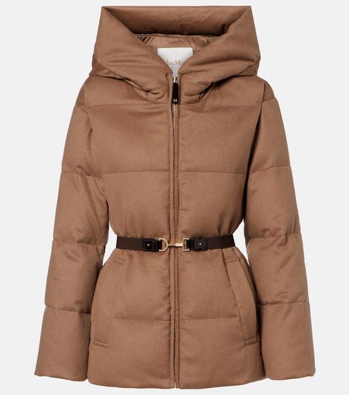 The Cube Corona camel hair puffer jacket