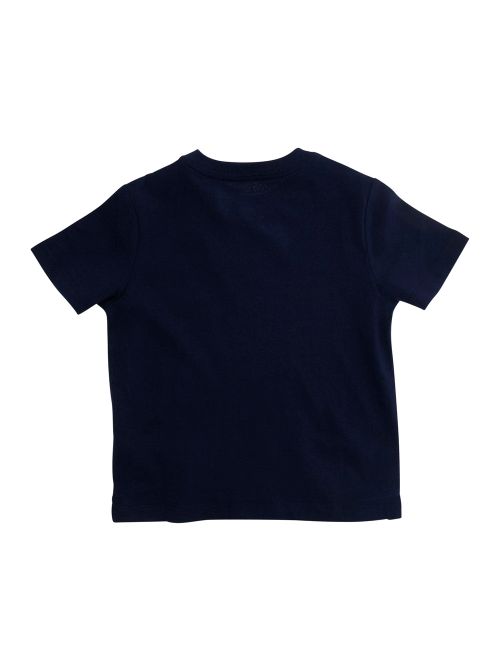 Embroidered Pony Logo T-Shirt — Blue