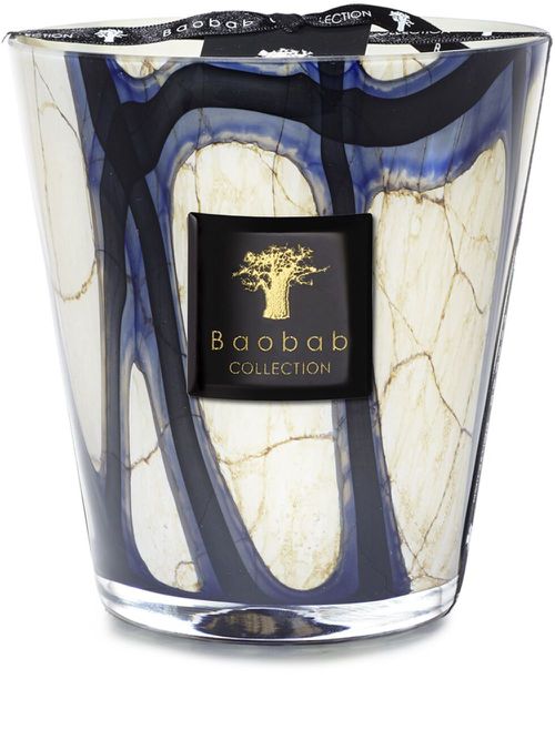Medium Stones Lazuli scented candle - Blue