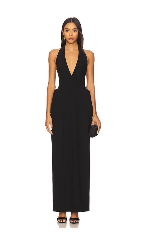 MISHA The Delta Dress in Black. XS. Also in