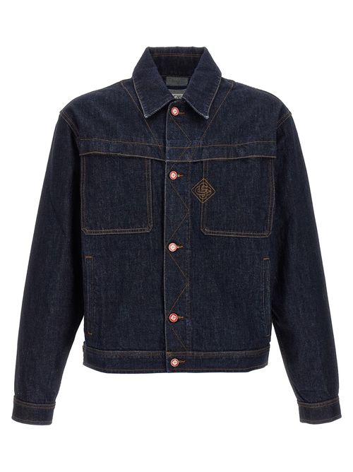Denim Jacket Puffer Jackets Blue