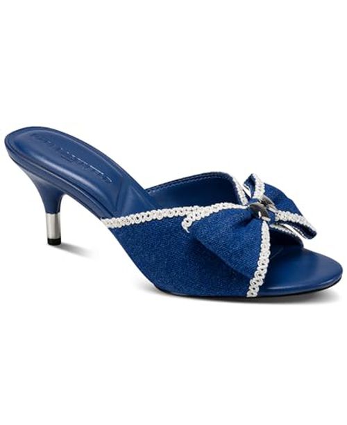 KARL LAGERFELD Paris Women's Damina Dress Heel with Bow Detail
