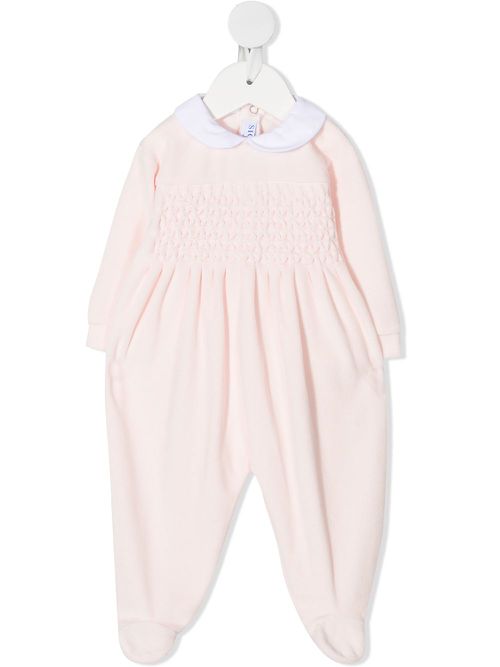 Diamond-knit pattern pyjamas - Pink