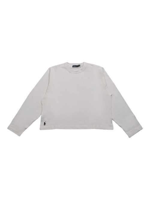 Polo Ralph Lauren long-sleeve cropped T-shirt - White