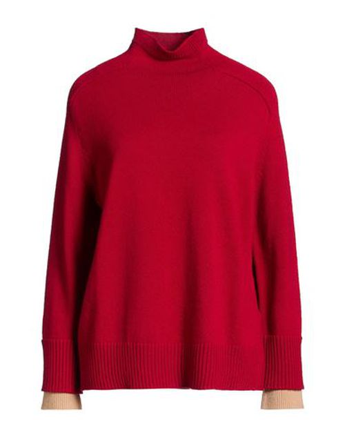 Woman Turtleneck Brick Size 6 Wool, Cashmere