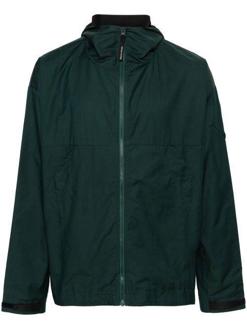 Zipped hooded jacket - Green