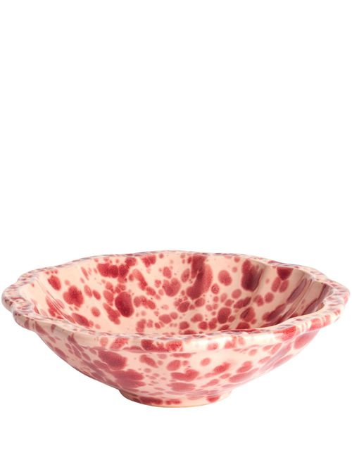 Small Speckled ceramic bowl (19cm) - Pink