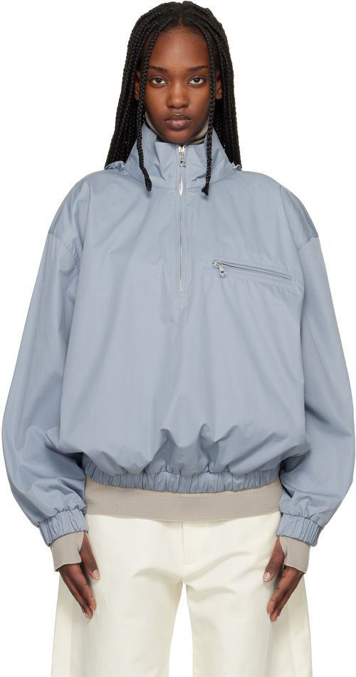 Gray Cotton Suit Avio Suit Windbreaker