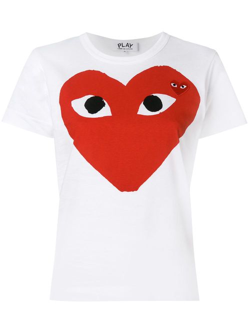 Heart eyes T-shirt - White