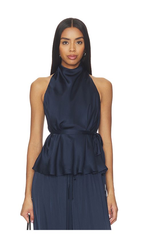 Lovers and Friends Maria Top in Navy. XXS. Also in XS, S, M