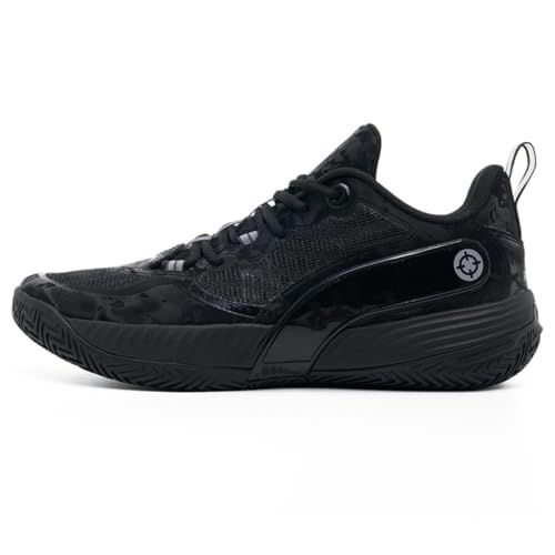 RIGORER Battle2 Zero-Drop Basketball Shoes | Austin Reaves Same Style | 18.5mm Forefoot & Heal for Less Pain | Translucent EVA Midsole (60%+ Reboud) | Nylon Shank & Reinforced Toe