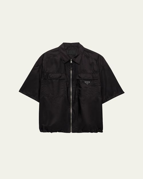 Men's Re-Nylon Zip-Up Shirt