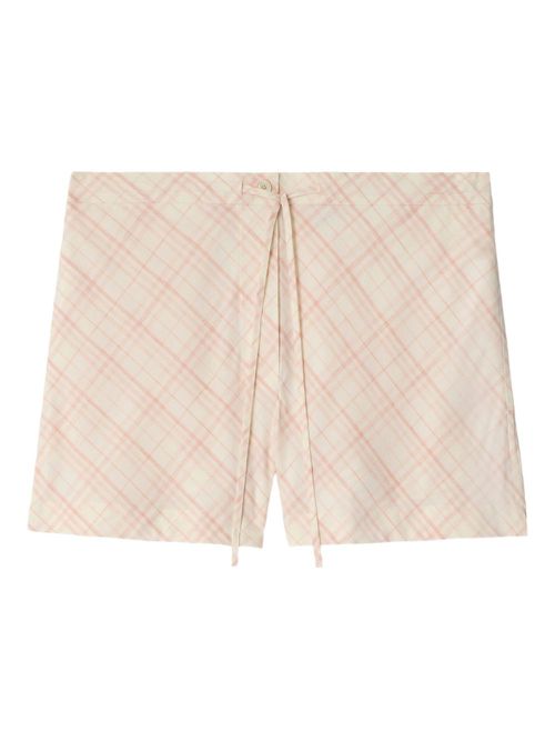 Checked shorts - Neutrals